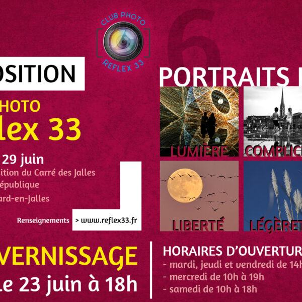 Exposition annuelle “Portraits de mots”